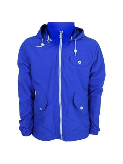 Penfield Rochester Rain Jacket In Royal Northern Threads