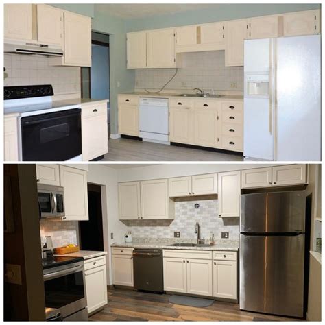 Cabinets before or after flooring. Before & after kitchen remodel. Diamond NOW Caspian ...