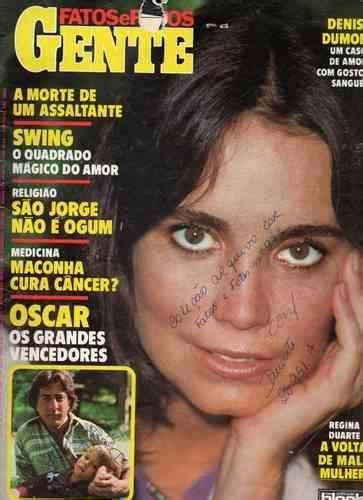 Regina Duarte Fatos E Fotos Gente Magazine 28 April 1980 Cover Photo Brazil