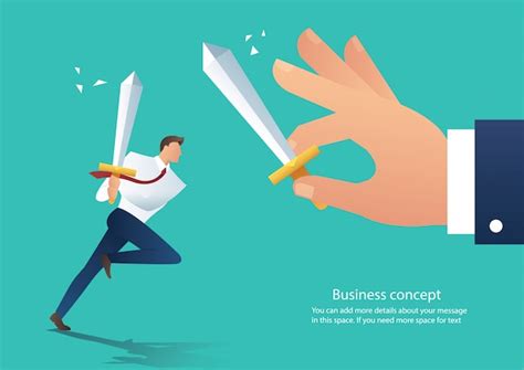 Premium Vector Businessman Fight Boss At Work Vector