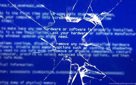 Wallpapers Funny Epic Windows Bsod Broken Glass Hd Os