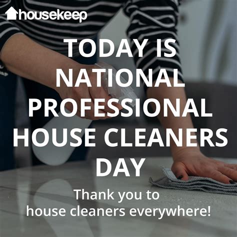 Today Is National Professional House Cleaners Day