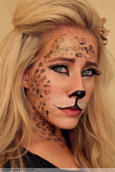 Want More Retweets Heres How Leopard Makeup Halloween Makeup