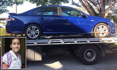 Car Seized In Murder Investigation Of Queensland Schoolgirl Tiahleigh Palmer Daily Mail Online