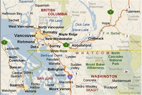 Abbotsford British Columbia Area Map And More