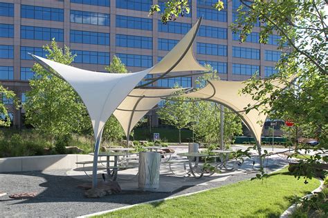 Tensile Shade Structure Park Shade Structure Landscape Structure
