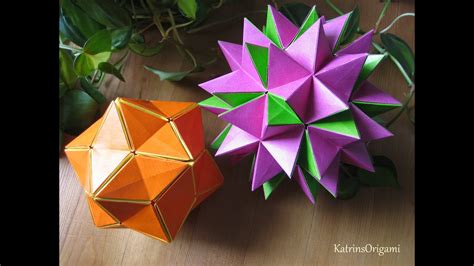 Origami Revealed Flower Popup Star Youtube