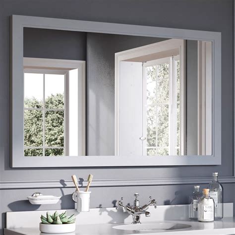 How To Frame Mirror In Bathroom Home Design Ideas