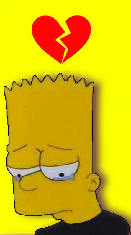 1080x1080 Sad Heart Bart 1080x1080 Sad Heart Bart Depressed Bart