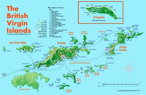 British Virgin Islands Map