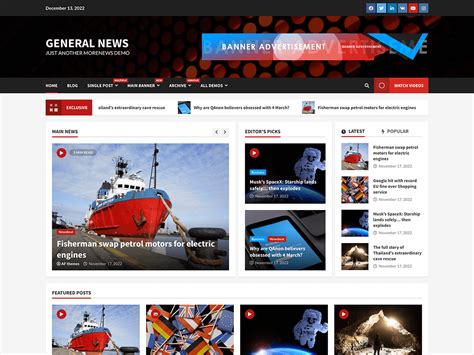 General News Wordpress Theme Wordpress Org