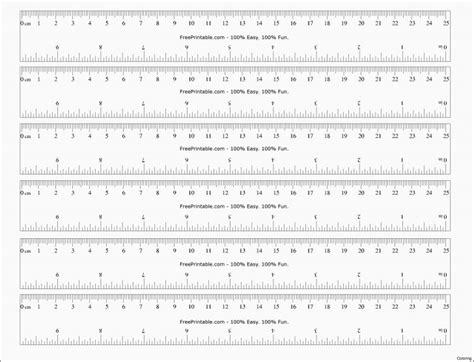 Printable Mm Actual Size Chart Printable Templates