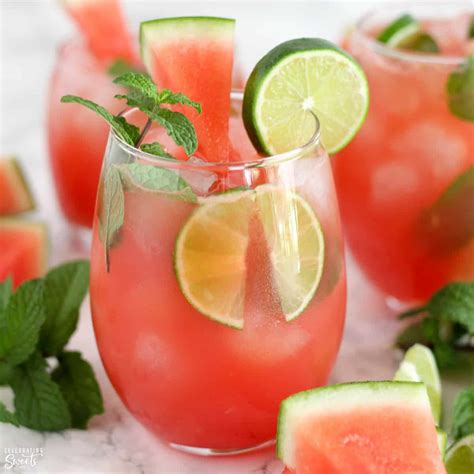 Watermelon Mojitos Celebrating Sweets