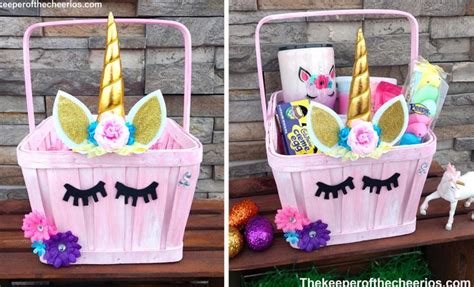 Unicorn Easter Basket The Keeper Of The Cheerios