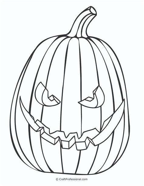 Top 10 Free Printable Halloween Pumpkin Coloring Pages Online