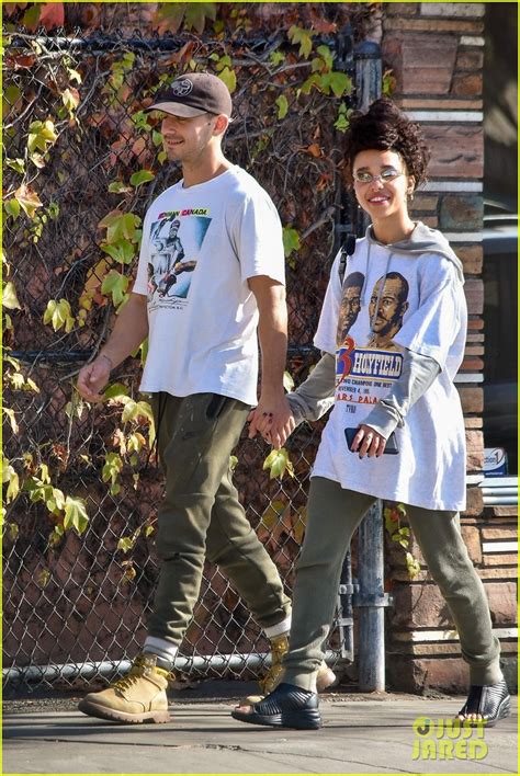 shia labeouf plants kiss on fka twigs during their romantic outing