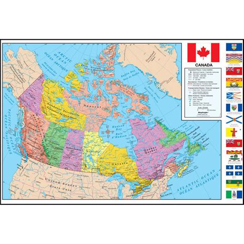 Canada Wall Map Classroom Essentials Scholastic Canada