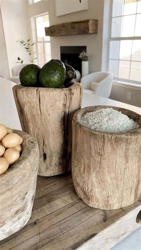 Ways To Style Antique Wood Grinder Bowls And Mortars In Your Kitchen