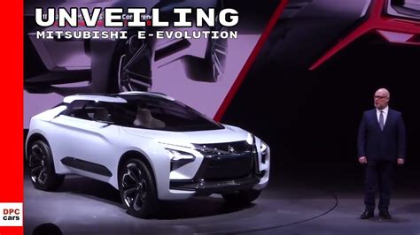 Mitsubishi E Evolution Concept Unveiling Youtube
