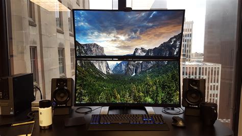 Office Setup Oc Dual 34 Ultrawides Stacked Xpost R