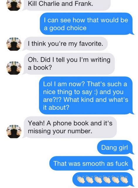 And when you switch bagels to bae goals you become a smooth son of a gun. 15 Smooth Pickup Lines From Tinder Greats - Gallery ...