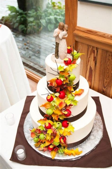 fall wedding cake ideas   love pretty designs