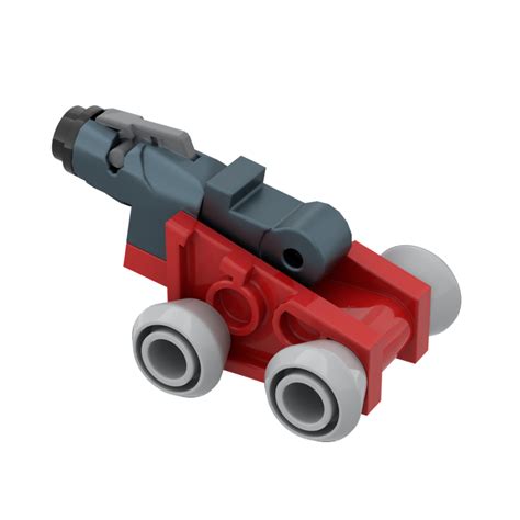 Lego Moc Compact Cannon With Wheels By Xigphir Rebrickable Build