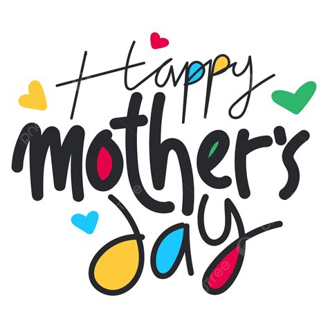 Feliz Día De La Madre Texto Escrito A Mano Vector Png Madres Día