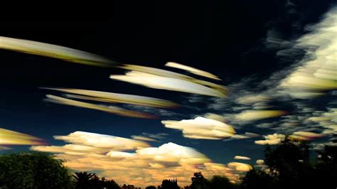 Trippy Sky Art Composited Clouds In Blue Sky Timelapse V10090a Youtube