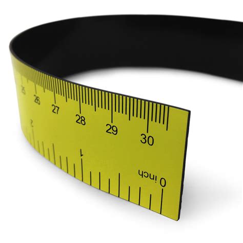 Westcott Magnetic Ruler 12 Inch 30 Cm Flexible Ruler Yellow Other
