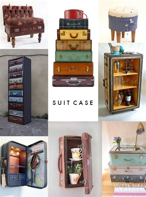 Upcycled Suitcases Upcycled Suitcases Projects To Do Vintage