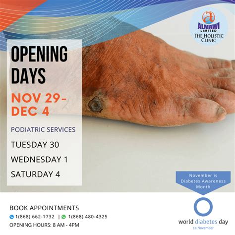 November Opening Days Almawi Limited The Holistic Clinic