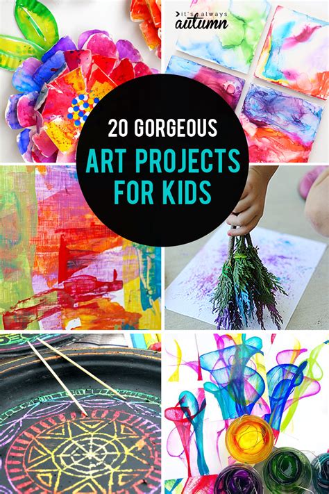 20 Easy Art Projects For Kids That Turn Out Amazing It