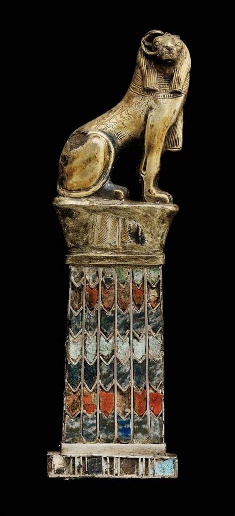 Pendant With Ram Headed Sphinx Nubian Napatan Period Reign Of Piye