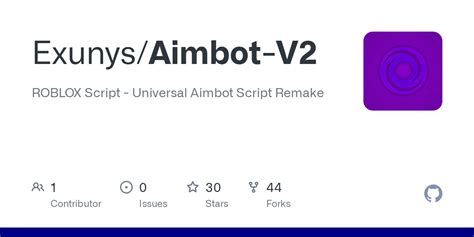 Github Exunysaimbot V2 Roblox Script Universal Aimbot Script Remake