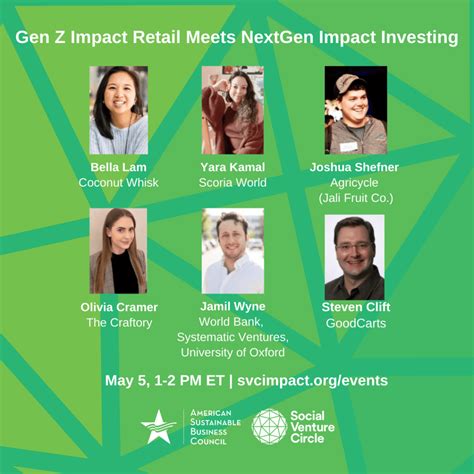 Gen Z Entrepreneurs Meet The Next Generation Of Impact Investors