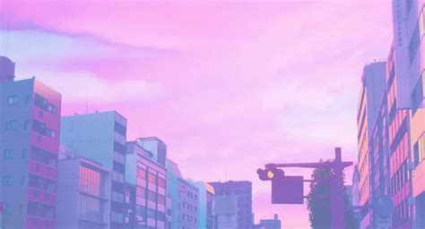 High Quality Anime Pink Aesthetic Wallpaper Desktop Download Free Mock Up