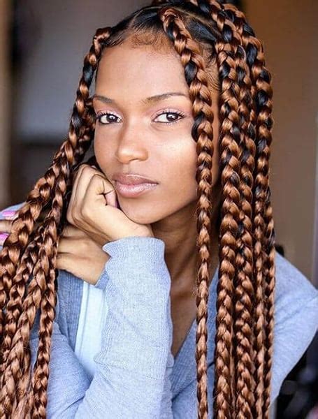 jumbo knotless braids with curly hair you can also combine them and get a look that gets to be