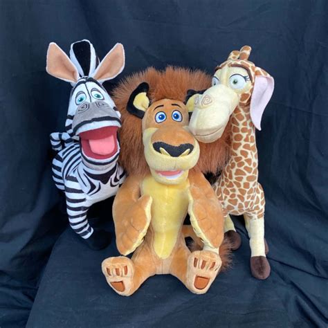 Madagascar Plush Toys Set Of 3 Universal Studios Singapore S