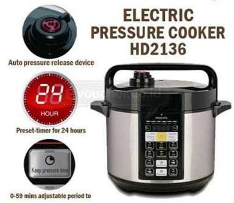 Check our list of top recommended options. Jual Electric Pressure Cooker PHILIPS HD 2136 Alat Presto ...