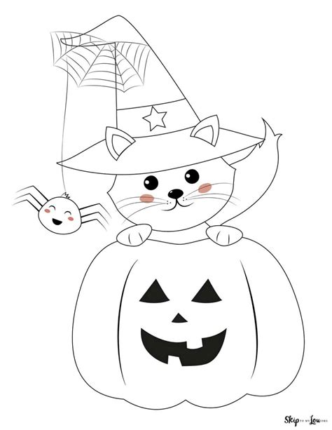 Cute Halloween Coloring Pages Clowncoloringpages