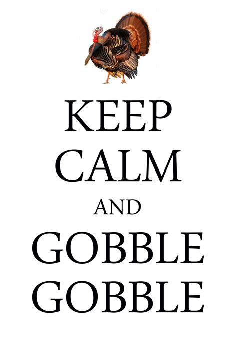 keep calm and gobble gobble created with keep calm and carry on for ios keepcalm turkey