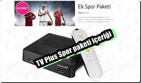 Turkcell Tv Plus Spor Paketinde Neler Var Nasil Zlen R Com