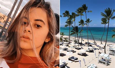 Girl 17 Dies In The Dominican Republic After Stepping On A Live Wire Daily Mail Online