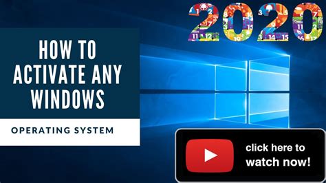 How To Activate Any Windows 100 Working 2020 Youtube