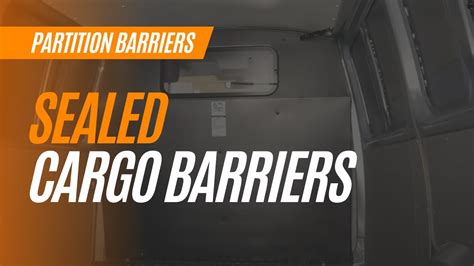 Milford Sealed Cargo Barriers Youtube