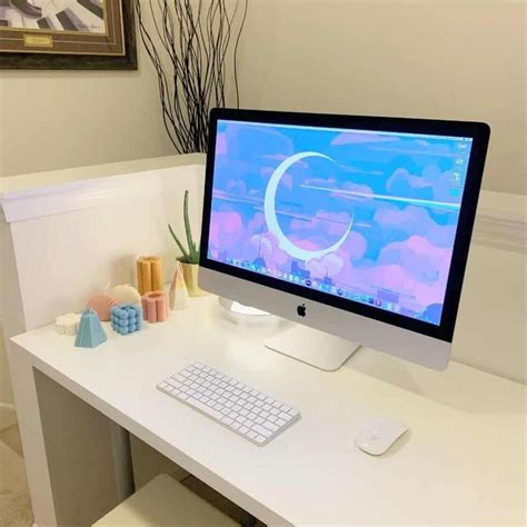 42 Creative Desk Setup Ideas For A Stylish Workspace Desk Setup Imac