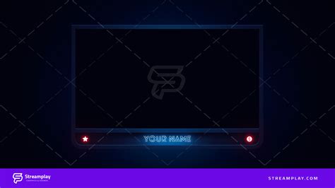 Neon Circuit Animated Stream Package Streamplay Graphics
