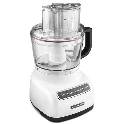 Kitchenaid food processor 9 cup discs. KitchenAid KFP1333WH 13-Cup Food Processor w/ BPA-Free ...