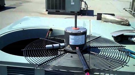 What is a fan motor? HVAC Rheem condenser fan motor change out. - YouTube